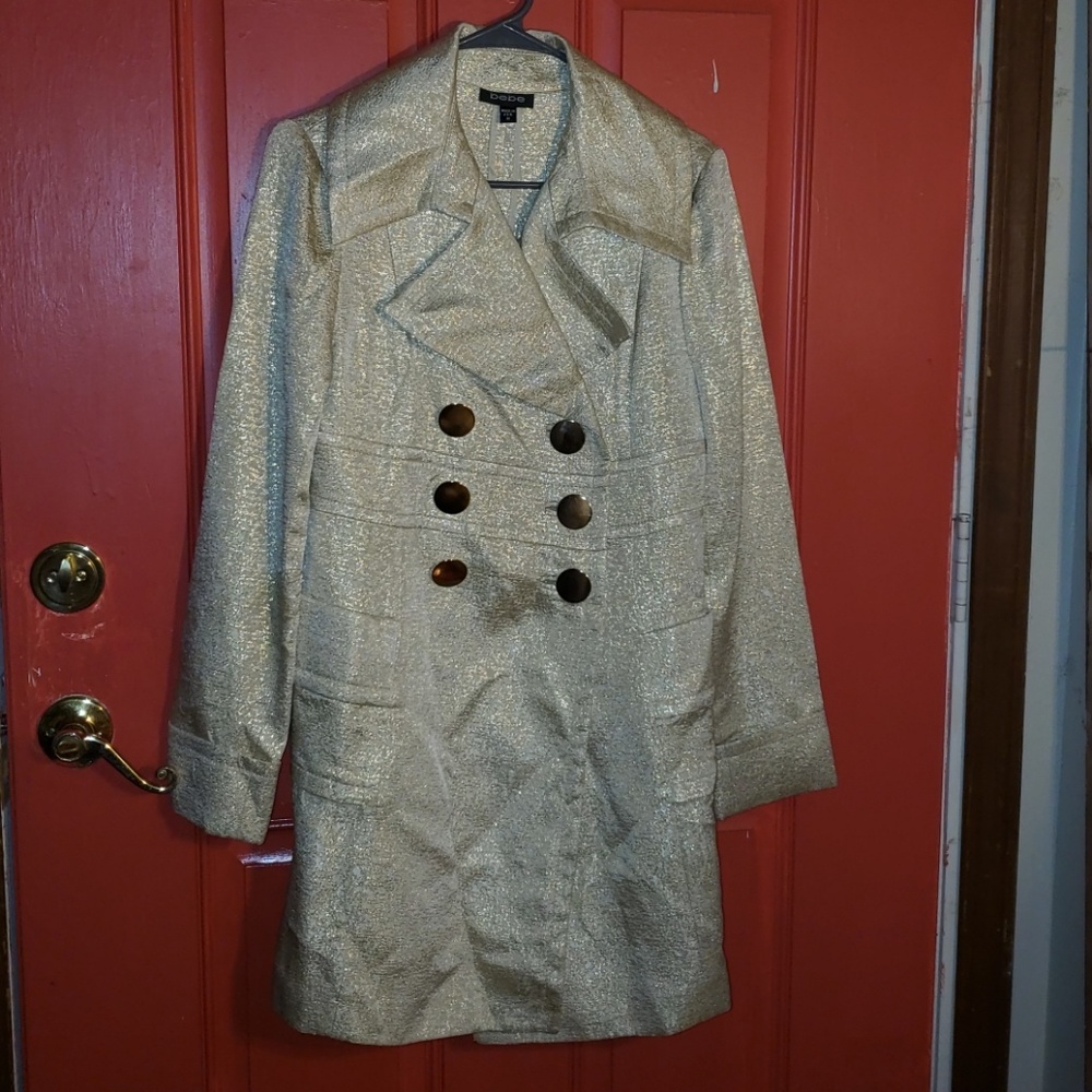 Bebe gold jacket